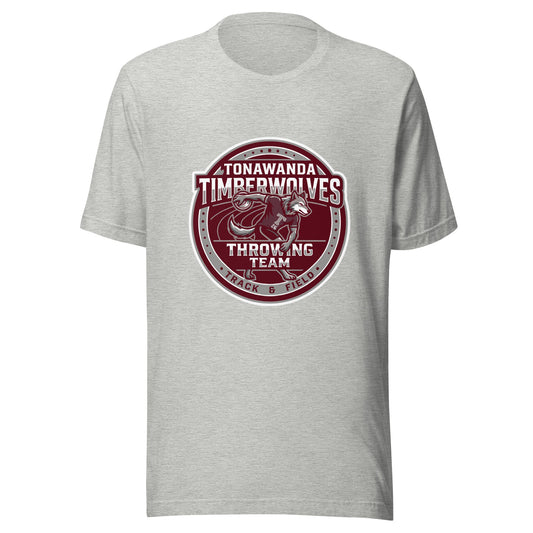 Performance | T-Shirt | Tonawanda High School Track and Field | Throwing Team Logo