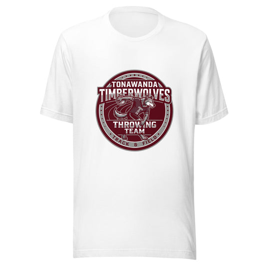 Performance | T-Shirt | Tonawanda High School Track and Field | Throwing Team Logo