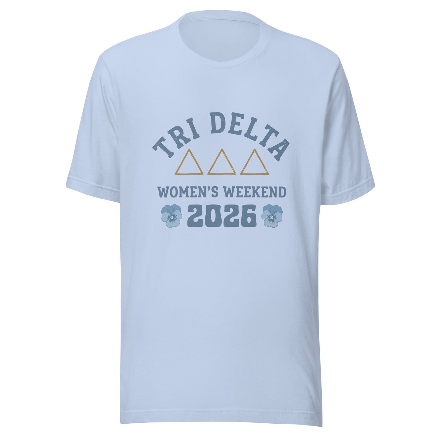 Performance | T-Shirt | Tri Delta Epsilon | Sisterhood Script Logo