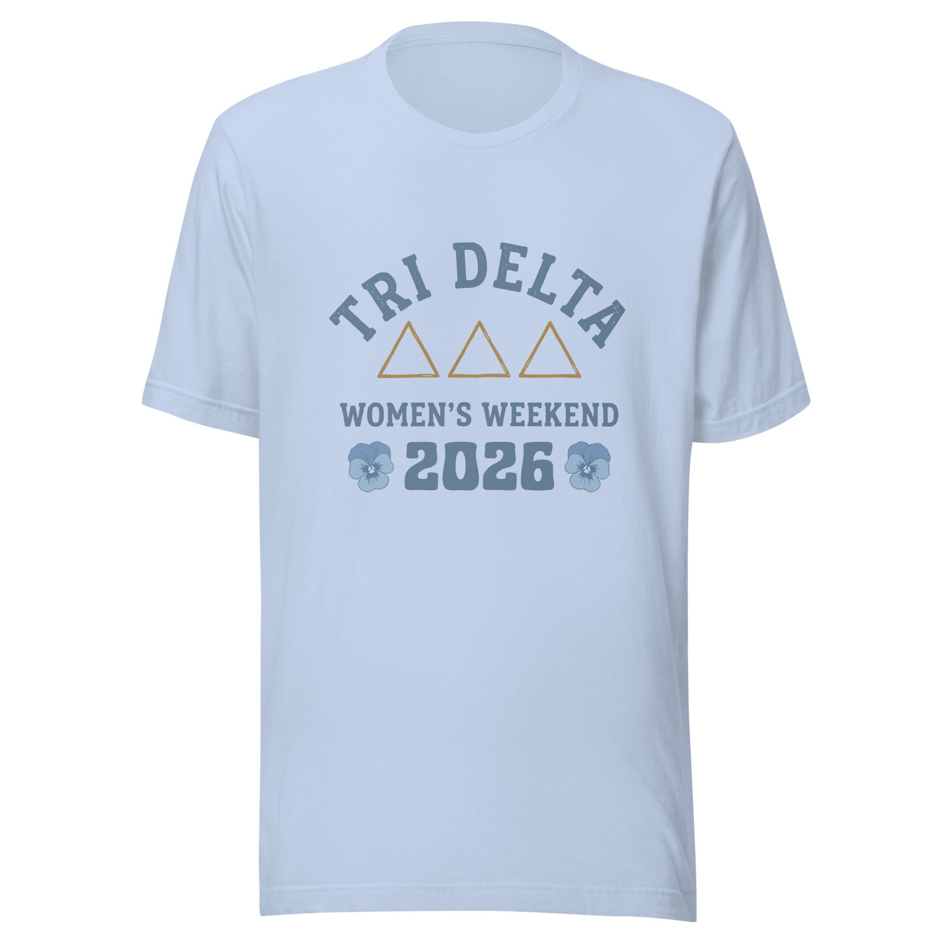 Performance | T-Shirt | Tri Delta Epsilon | Sisterhood Script Logo