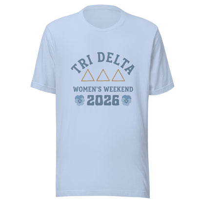 Performance | T-Shirt | Tri Delta Epsilon | Sisterhood Script Logo