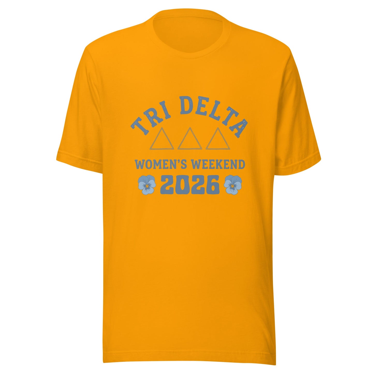Performance | T-Shirt | Tri Delta Epsilon | Sisterhood Script Logo