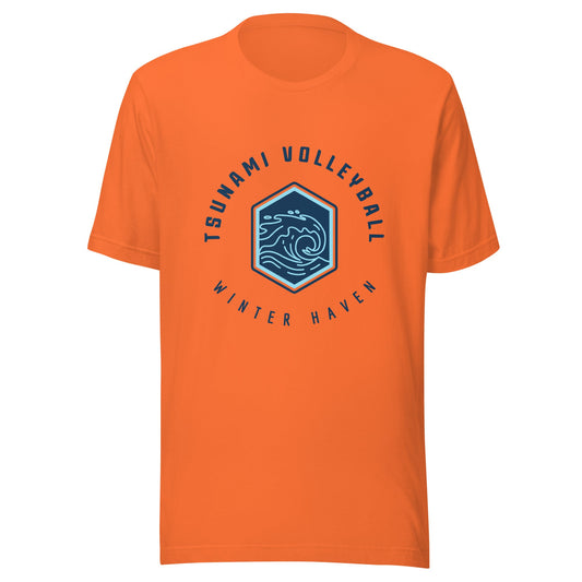 Performance | T-Shirt | Tsunami Volleyball Club | Crest Logo