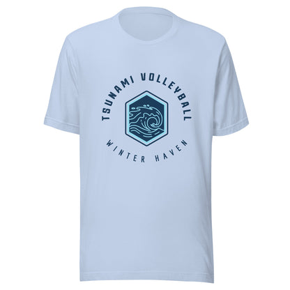 Performance | T-Shirt | Tsunami Volleyball Club | Crest Logo