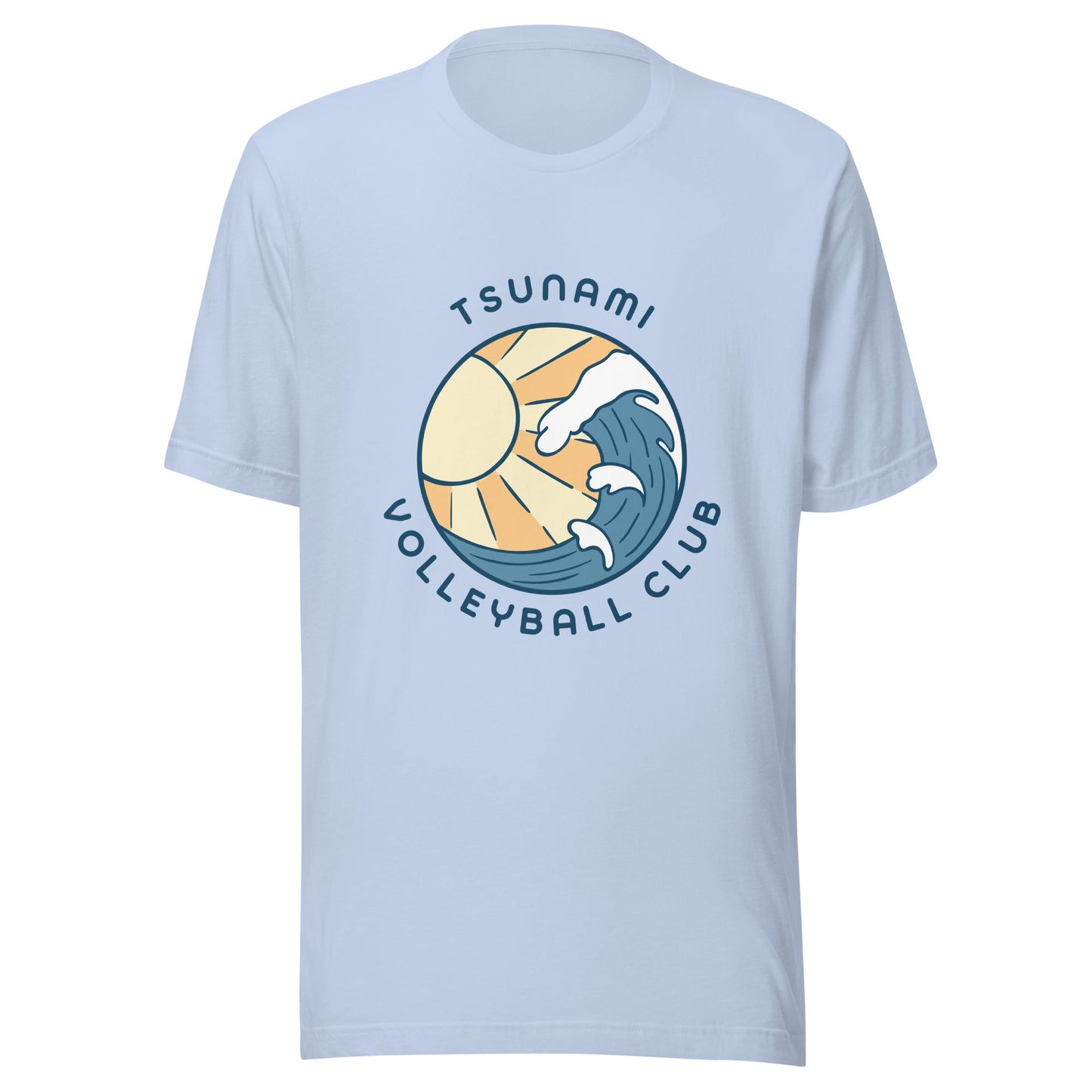 Performance | T-Shirt | Tsunami Volleyball Club | Emblem Logo