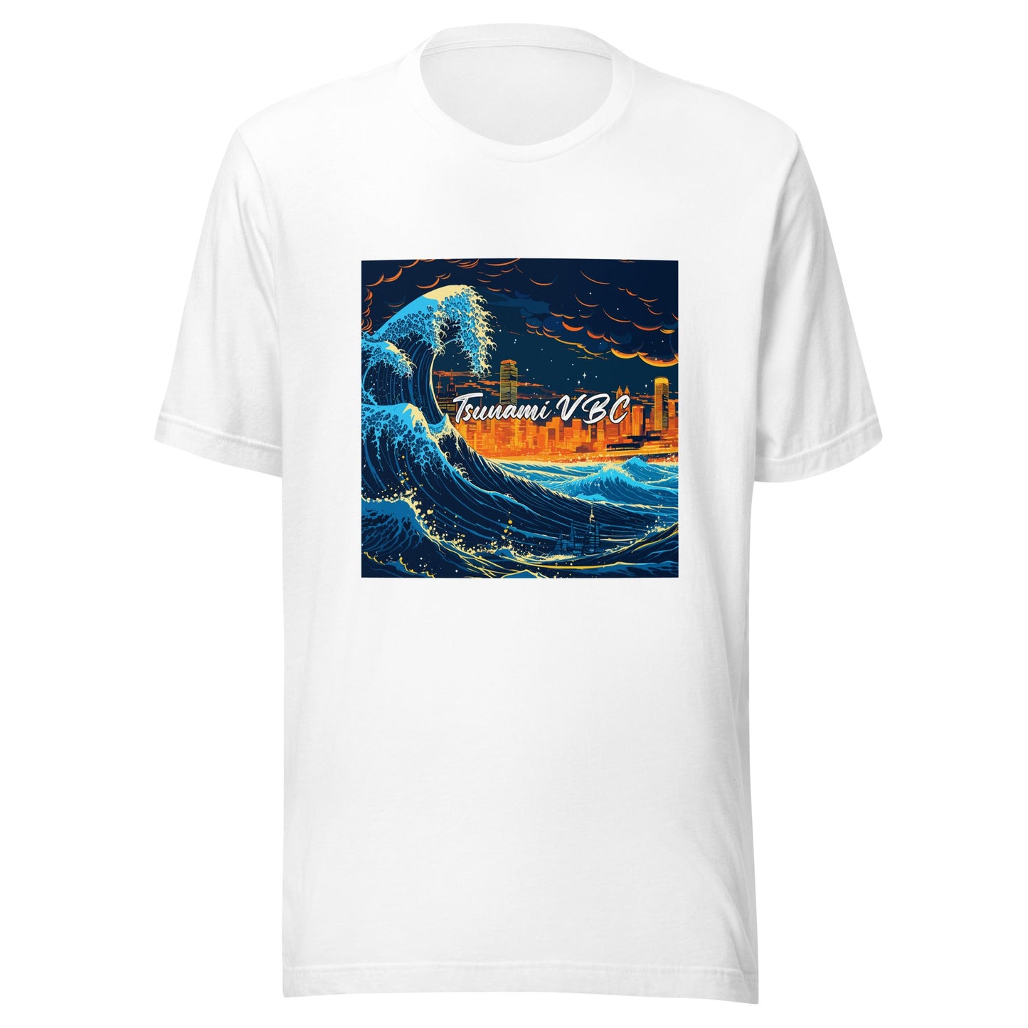 Performance | T-Shirt | Tsunami Volleyball Club | Glow Tide Athletics Logo
