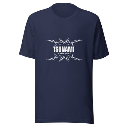 Performance | T-Shirt | Tsunami Volleyball Club | Modern Script Logo