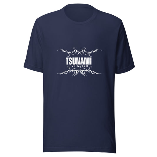 Performance | T-Shirt | Tsunami Volleyball Club | Modern Script Logo