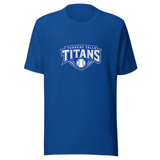 Performance | T-Shirt | Turners Falls Titans | Titan Crest Logo