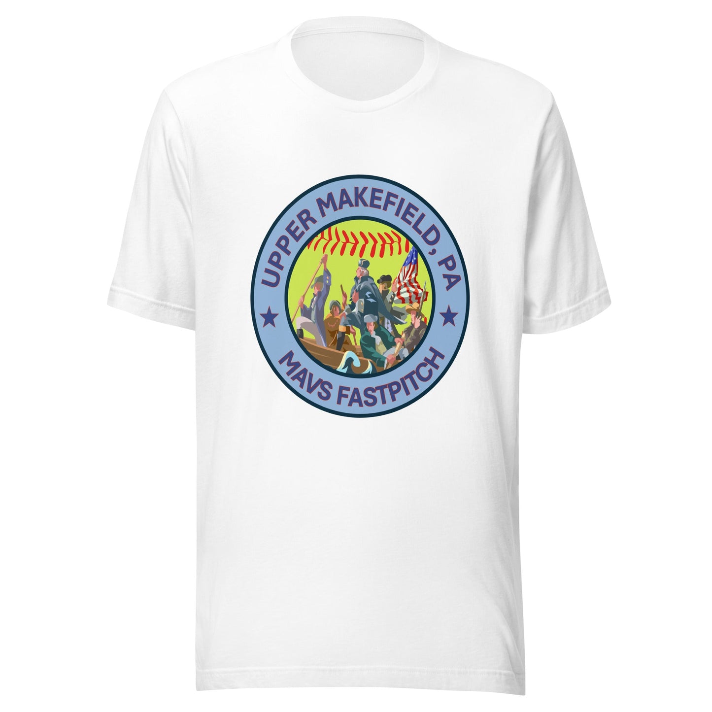 Performance | T-Shirt | Upper Makefield Mavs Fastpitch | Crossing Badge Logo