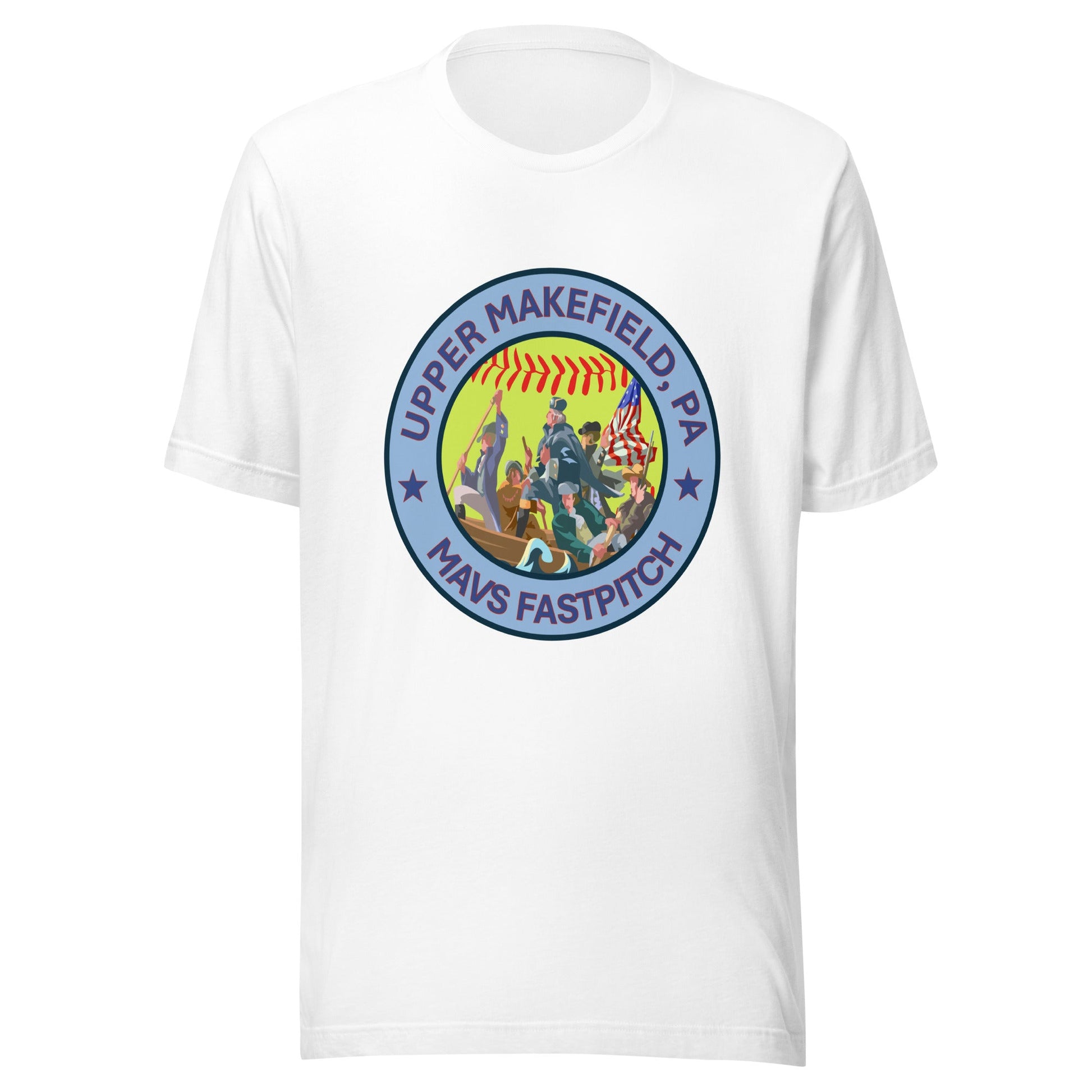 Performance | T-Shirt | Upper Makefield Mavs Fastpitch | Crossing Badge Logo