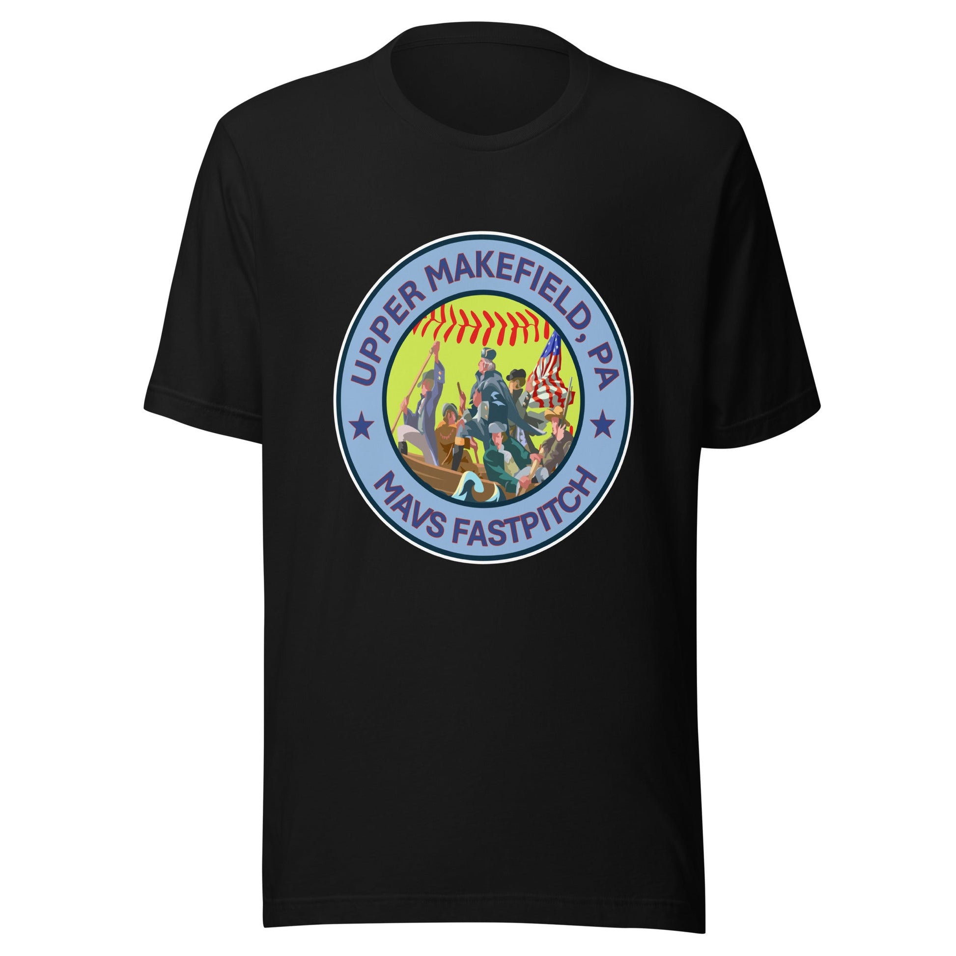 Performance | T-Shirt | Upper Makefield Mavs Fastpitch | Crossing Badge Logo