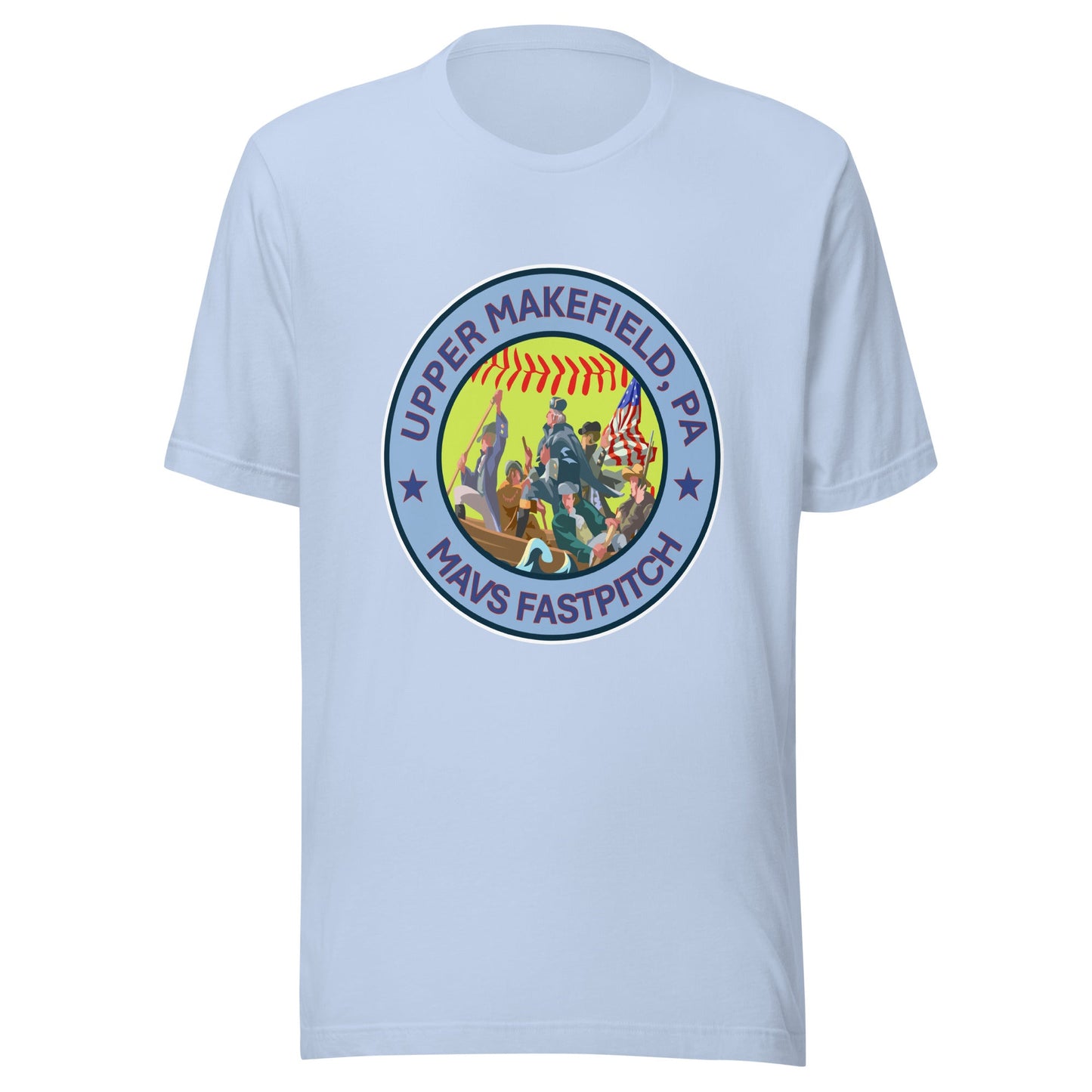Performance | T-Shirt | Upper Makefield Mavs Fastpitch | Crossing Badge Logo