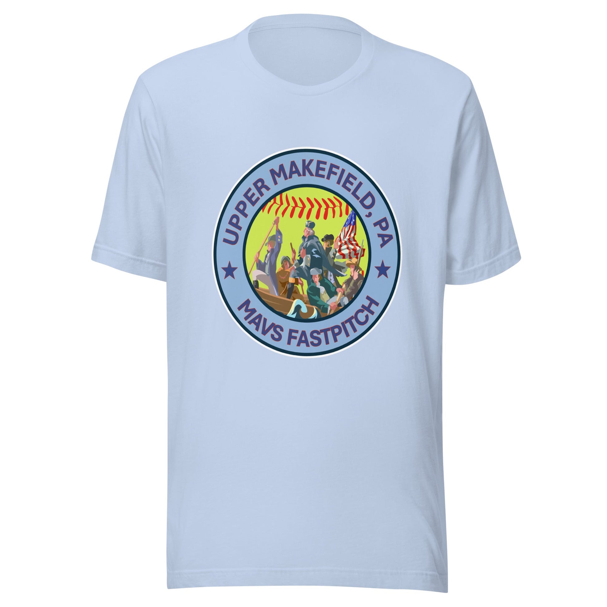 Performance | T-Shirt | Upper Makefield Mavs Fastpitch | Crossing Badge Logo