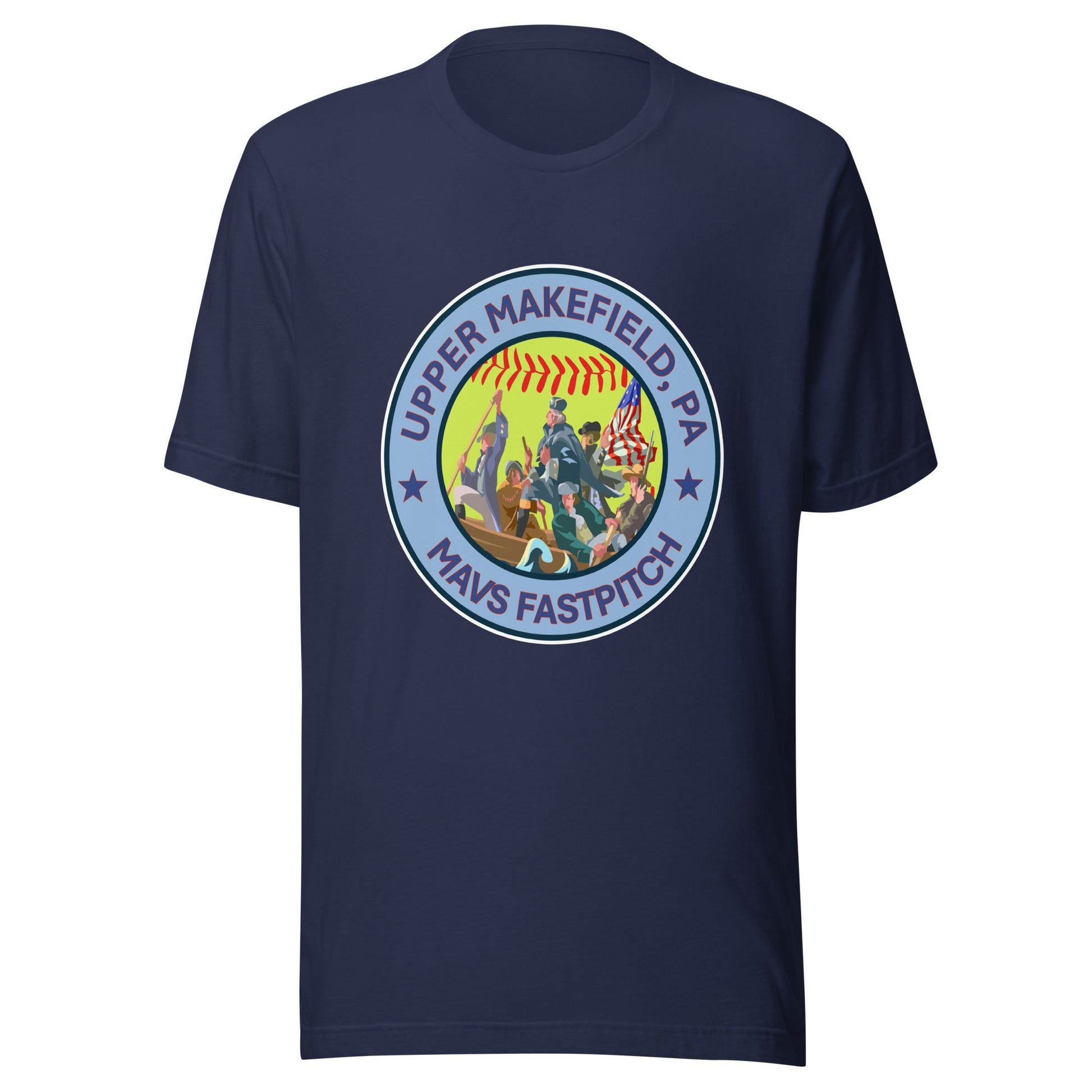 Performance | T-Shirt | Upper Makefield Mavs Fastpitch | Crossing Badge Logo