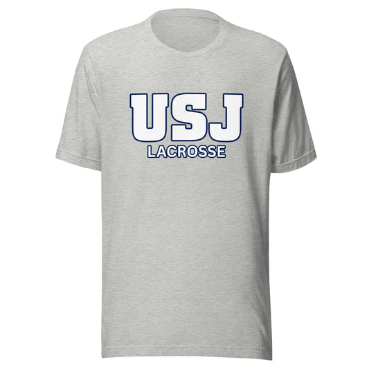 Performance | T-Shirt | USJ women’s lacrosse | Modern Script Logo