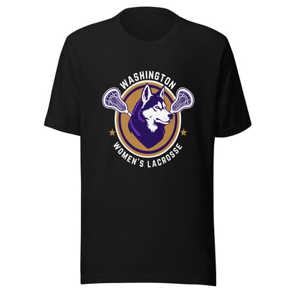 Performance | T-Shirt | UW Women's Club Lacrosse | Badge Logo