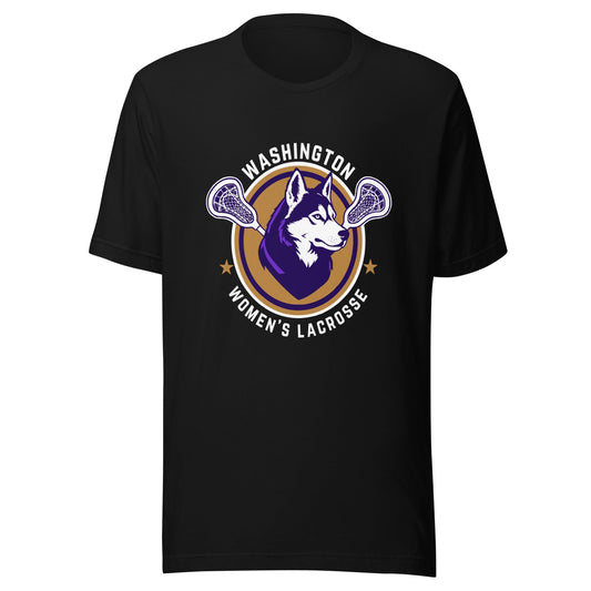 Performance | T-Shirt | UW Women's Club Lacrosse | Badge Logo