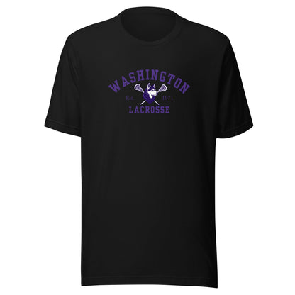 Performance | T-Shirt | UW Women's Club Lacrosse | Washington Lacrosse Logo