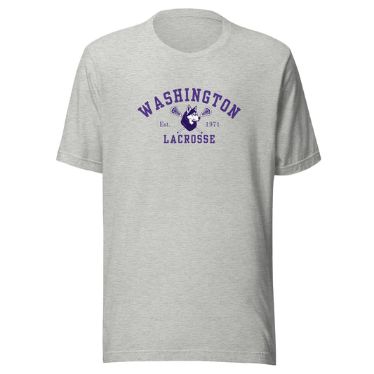 Performance | T-Shirt | UW Women's Club Lacrosse | Washington Lacrosse Logo
