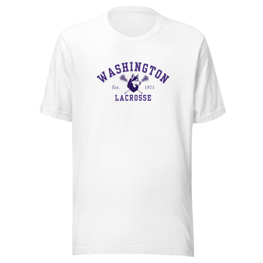 Performance | T-Shirt | UW Women's Club Lacrosse | Washington Lacrosse Logo