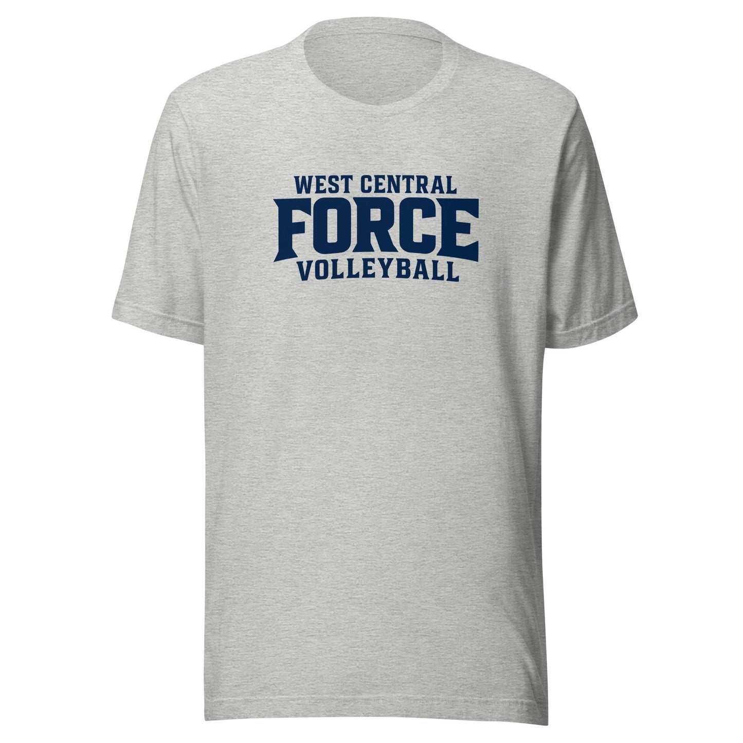 Performance | T-Shirt | West Central Force Volleyball | Blue Logo
