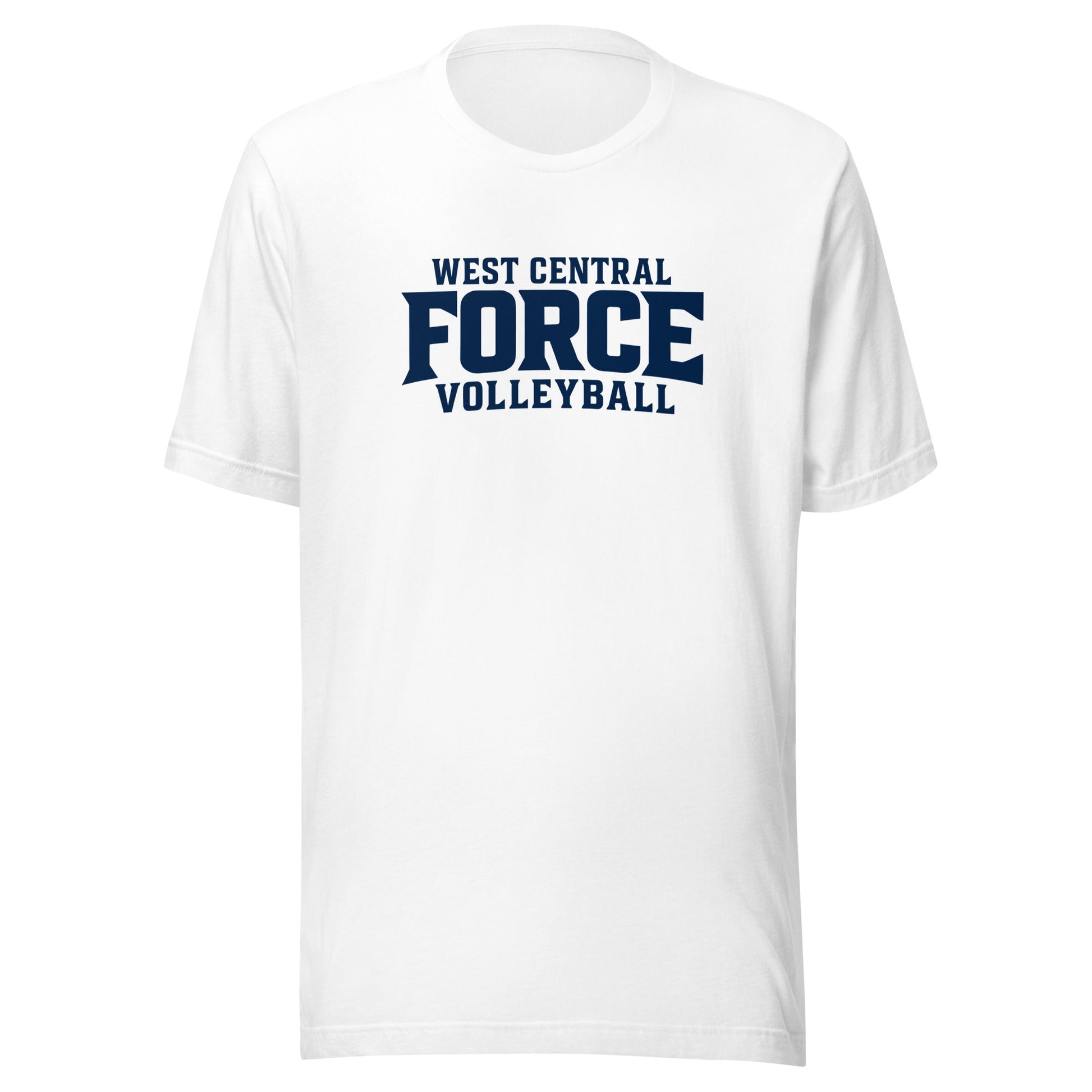 Performance | T-Shirt | West Central Force Volleyball | Blue Logo