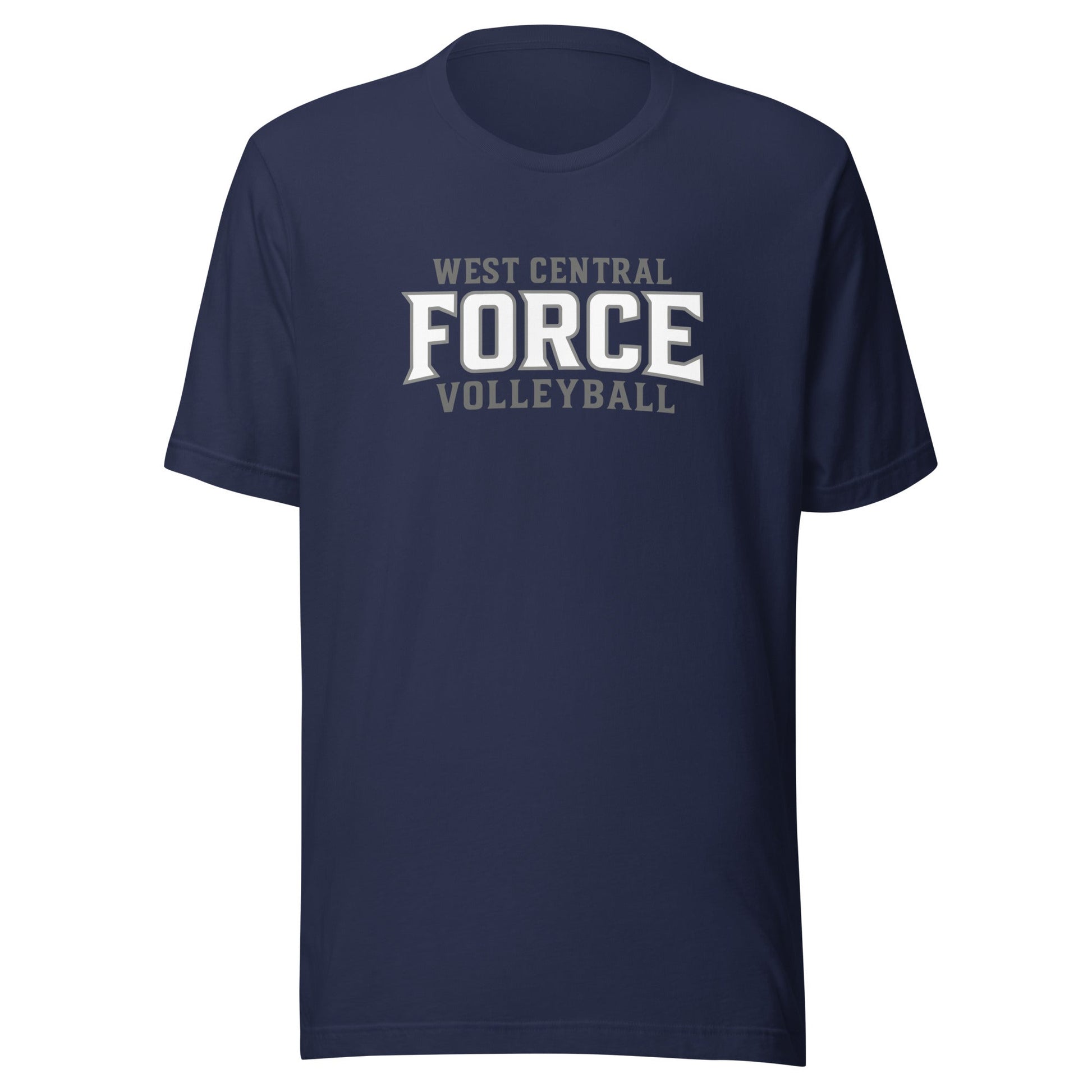 Performance | T-Shirt | West Central Force Volleyball | Grey Logo
