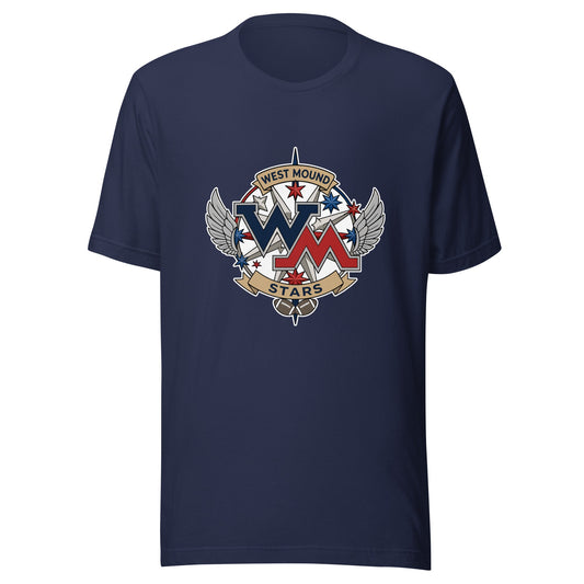 Performance | T-Shirt | West Mound Stars | Crest Logo