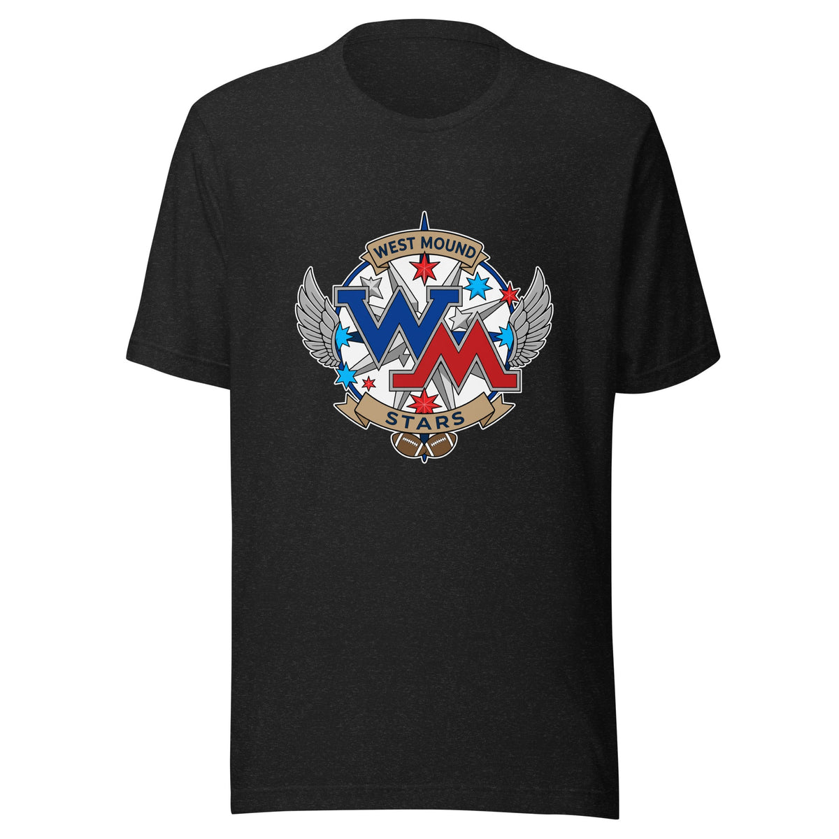 Performance | T-Shirt | West Mound Stars | Emblem Logo