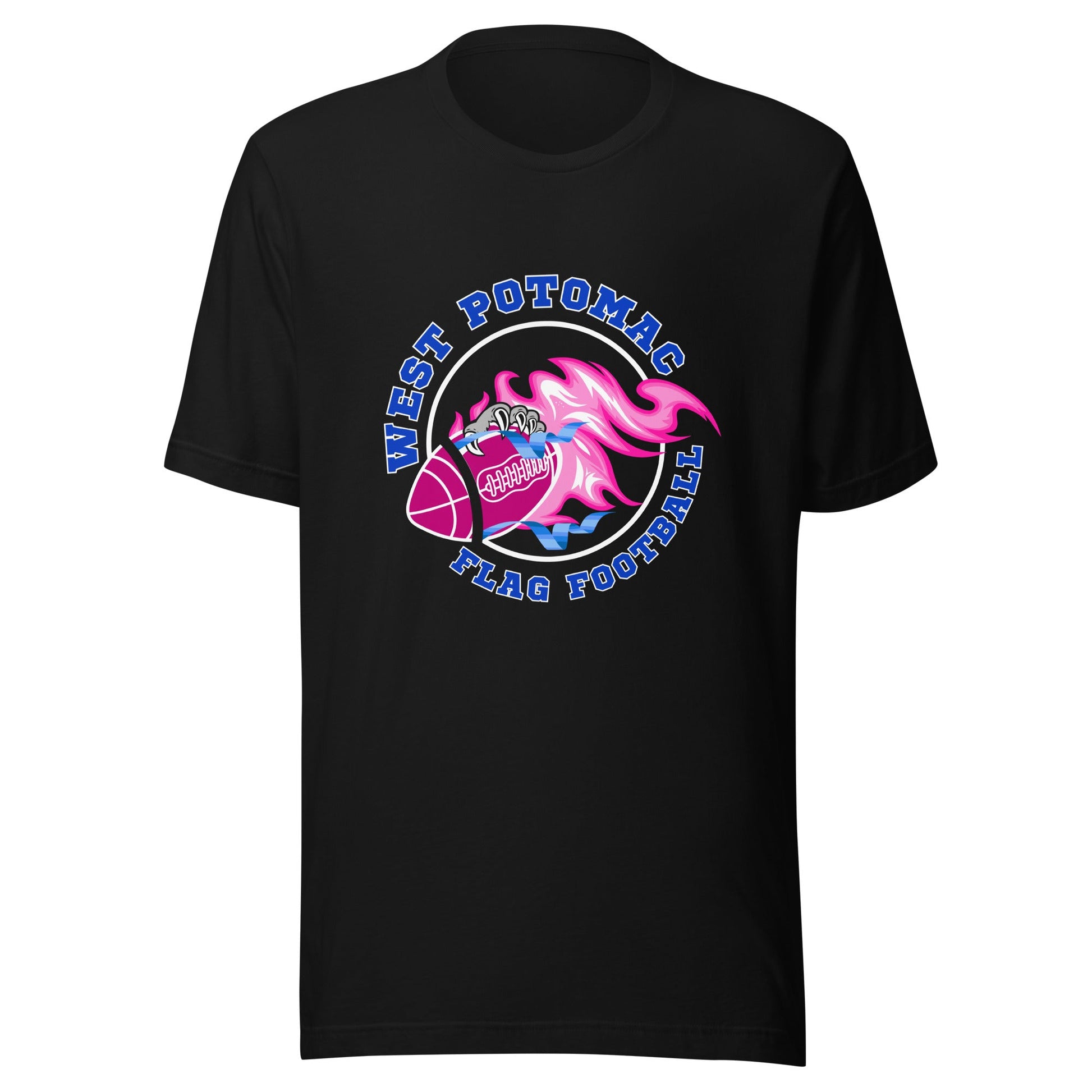 Performance | T-Shirt | West Potomac Flag Football | Crest Logo