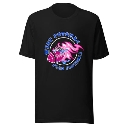Performance | T-Shirt | West Potomac Flag Football | Crest Logo
