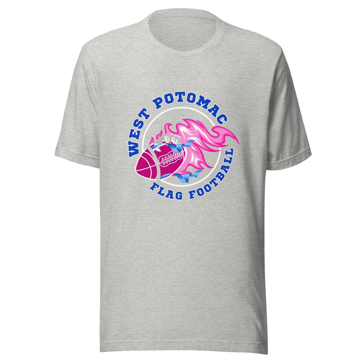 Performance | T-Shirt | West Potomac Flag Football | Crest Logo