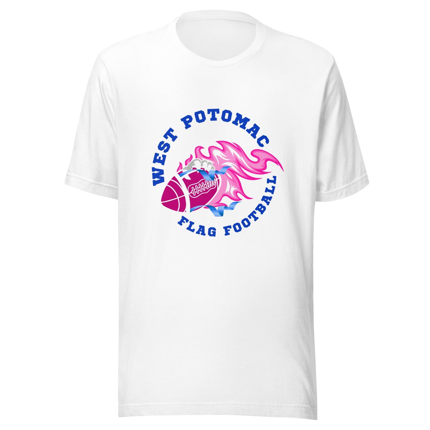 Performance | T-Shirt | West Potomac Flag Football | Crest Logo