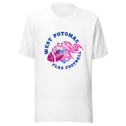Performance | T-Shirt | West Potomac Flag Football | Crest Logo