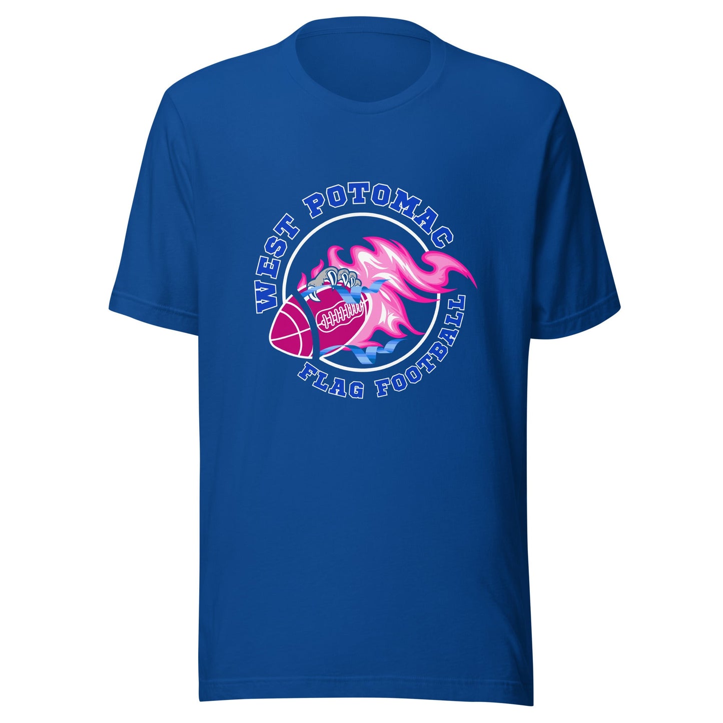 Performance | T-Shirt | West Potomac Flag Football | Crest Logo