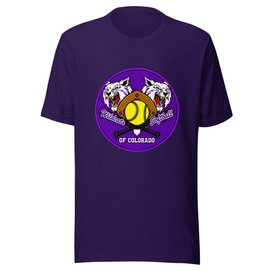 Performance | T-Shirt | Wildcats Softball | Badge Logo