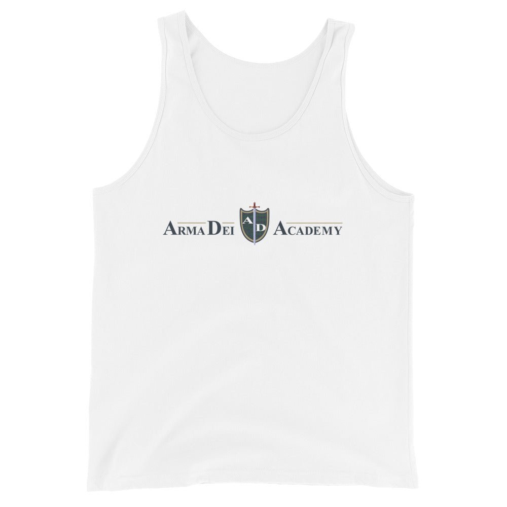 Performance | Tank Top | Arma Dei Academy | Text Shield Logo