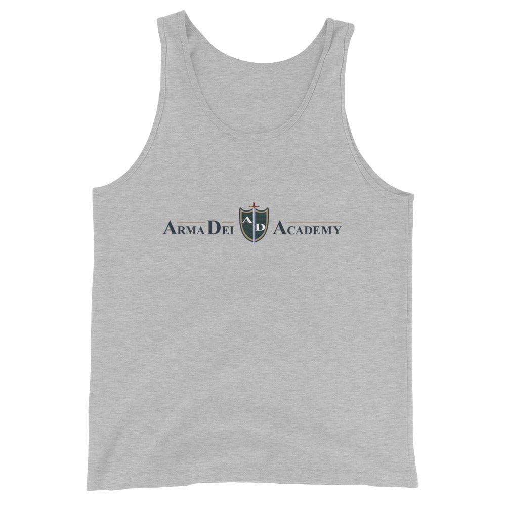 Performance | Tank Top | Arma Dei Academy | Text Shield Logo