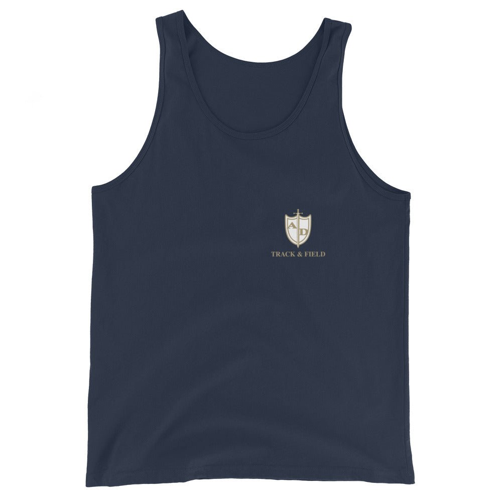 Performance | Tank Top | Arma Dei Academy Track and Field | Shield Logo