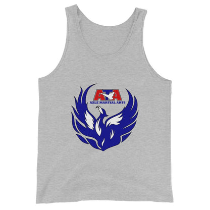Performance | Tank Top | Azle Martial Arts | Blue Fire Crest Logo