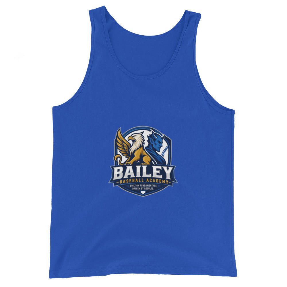Performance | Tank Top | Bailey Baseball Academy | Shield Logo
