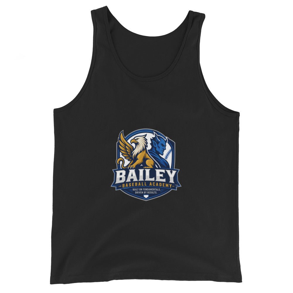 Performance | Tank Top | Bailey Baseball Academy | Shield Logo