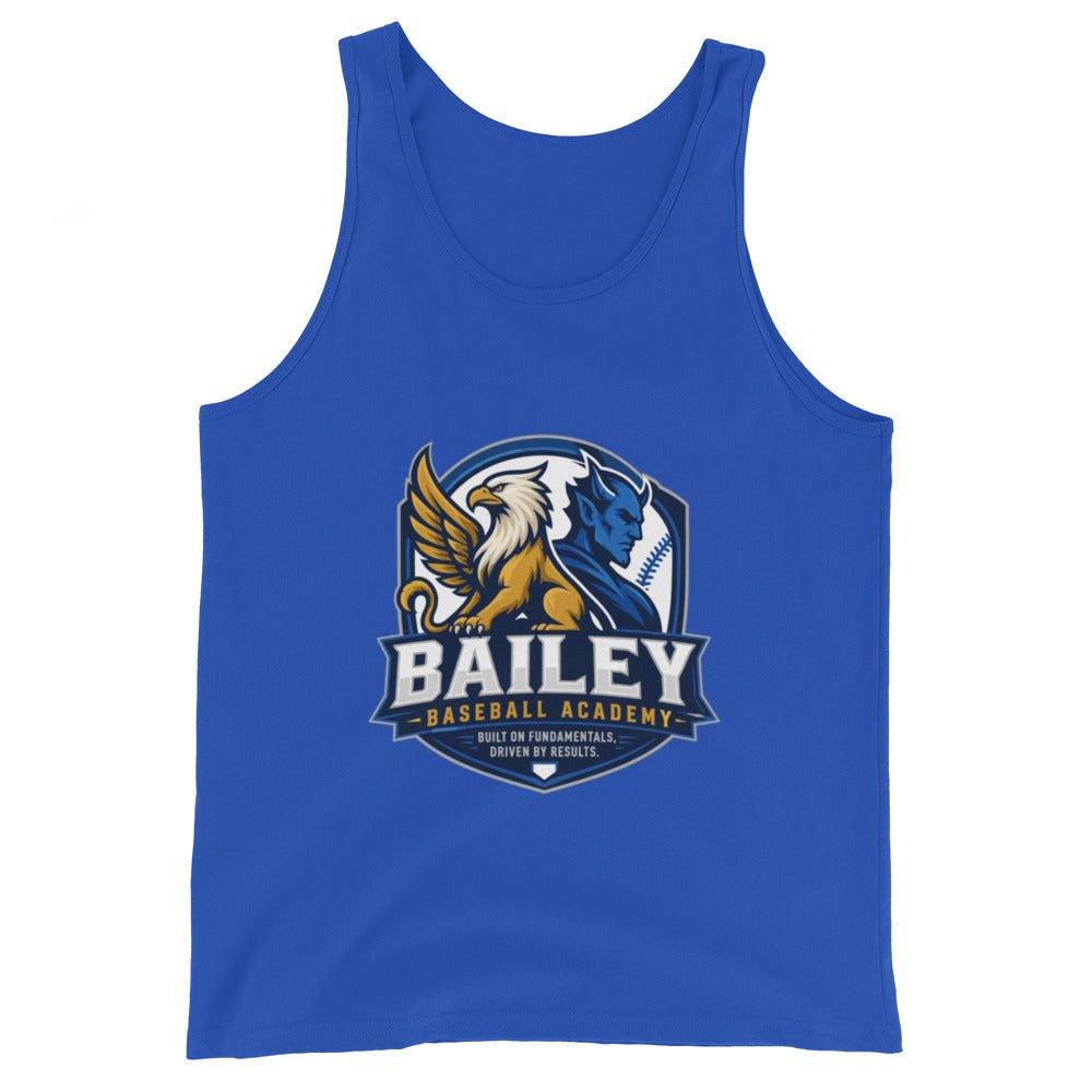 Performance | Tank Top | Bailey Baseball Academy | Shield Logo