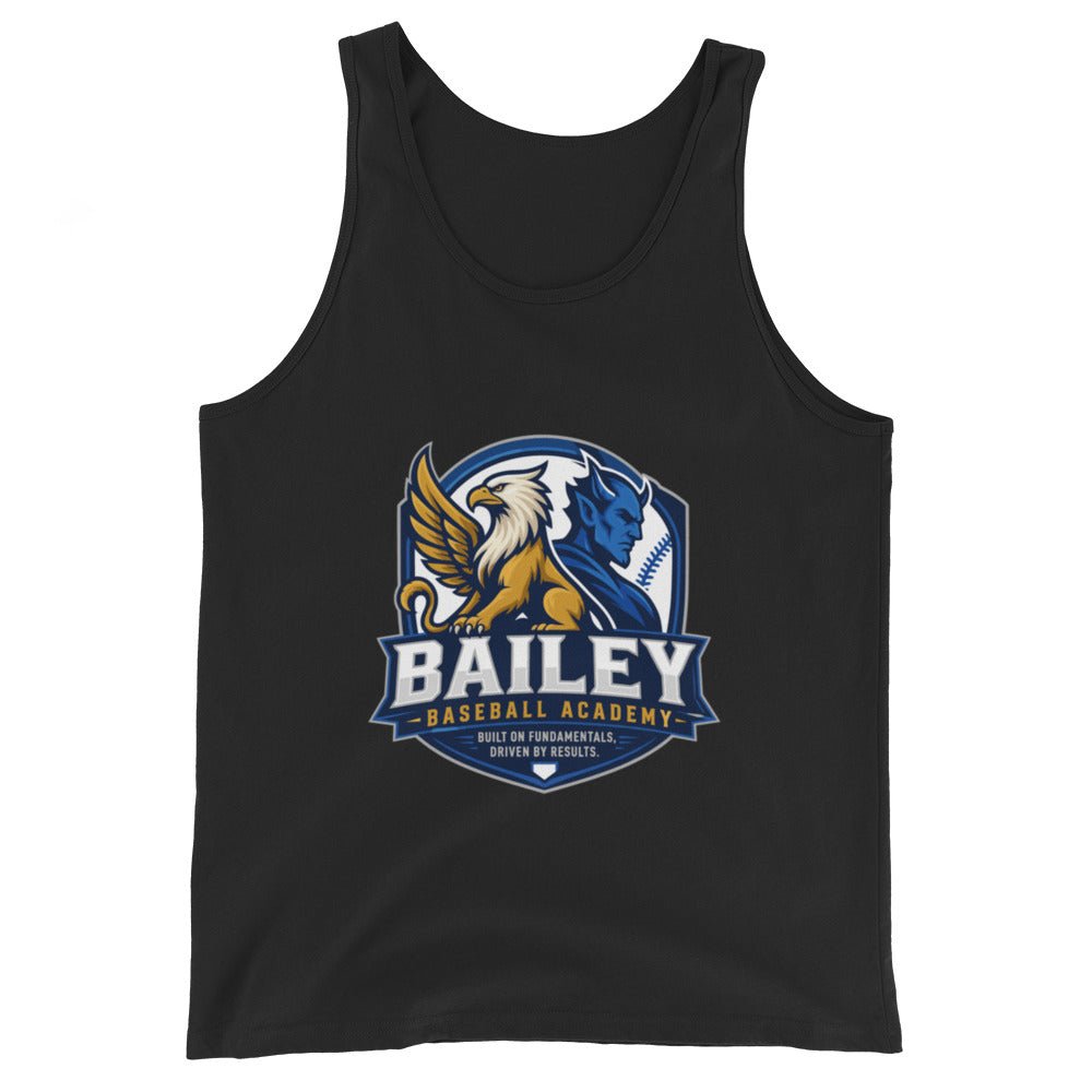 Performance | Tank Top | Bailey Baseball Academy | Shield Logo