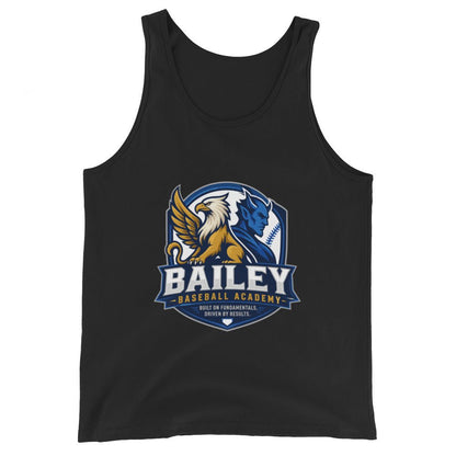 Performance | Tank Top | Bailey Baseball Academy | Shield Logo