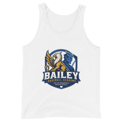 Performance | Tank Top | Bailey Baseball Academy | Shield Logo