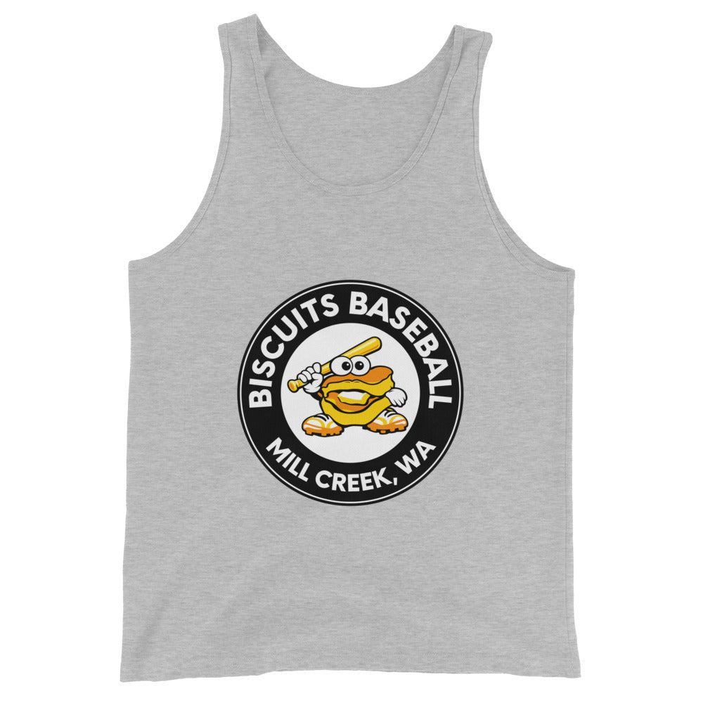 Performance | Tank Top | Biscuits Baseball MCLL | Mascot Logo