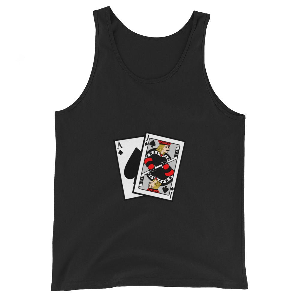 Performance | Tank Top | Blackjack’s Roller Hockey | Royal Spade Crest Logo