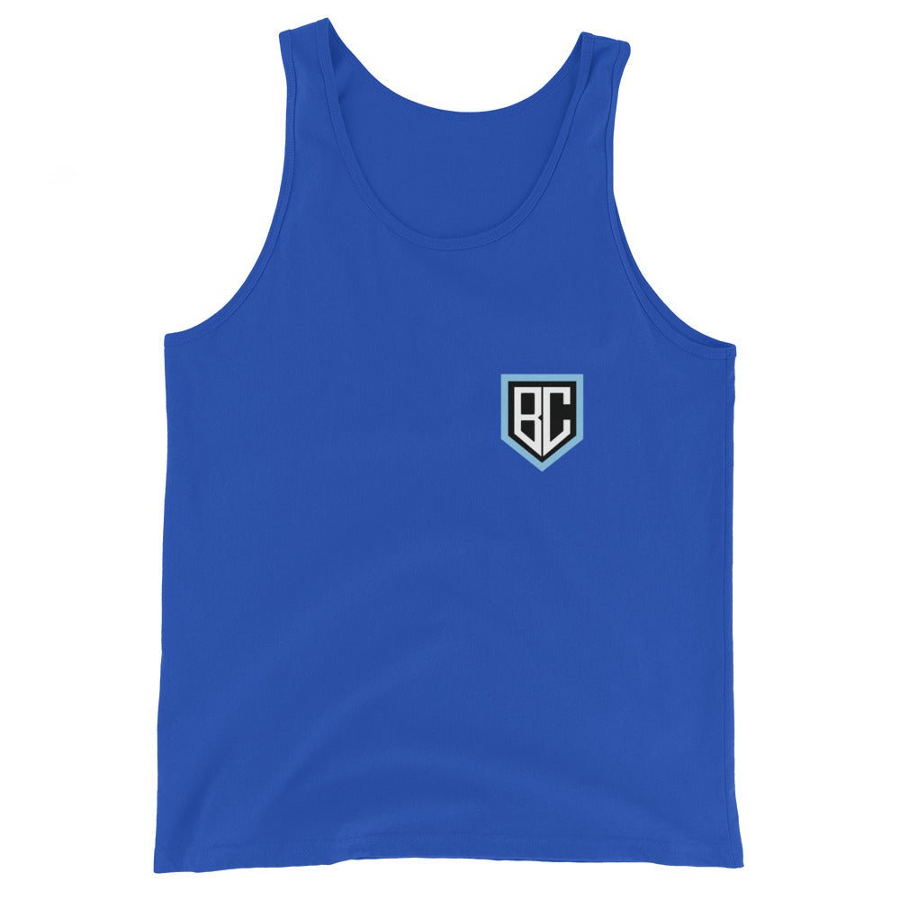 Performance | Tank Top | Blue Collar Softball 2034 | Emblem Logo